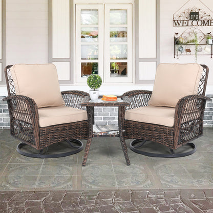 3 Pieces Patio Furniture Set