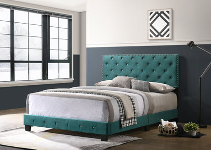 Suffolk Queen Bed , Green