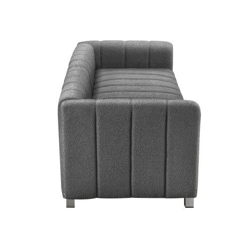 teddy velvet sofa with 2 pillows