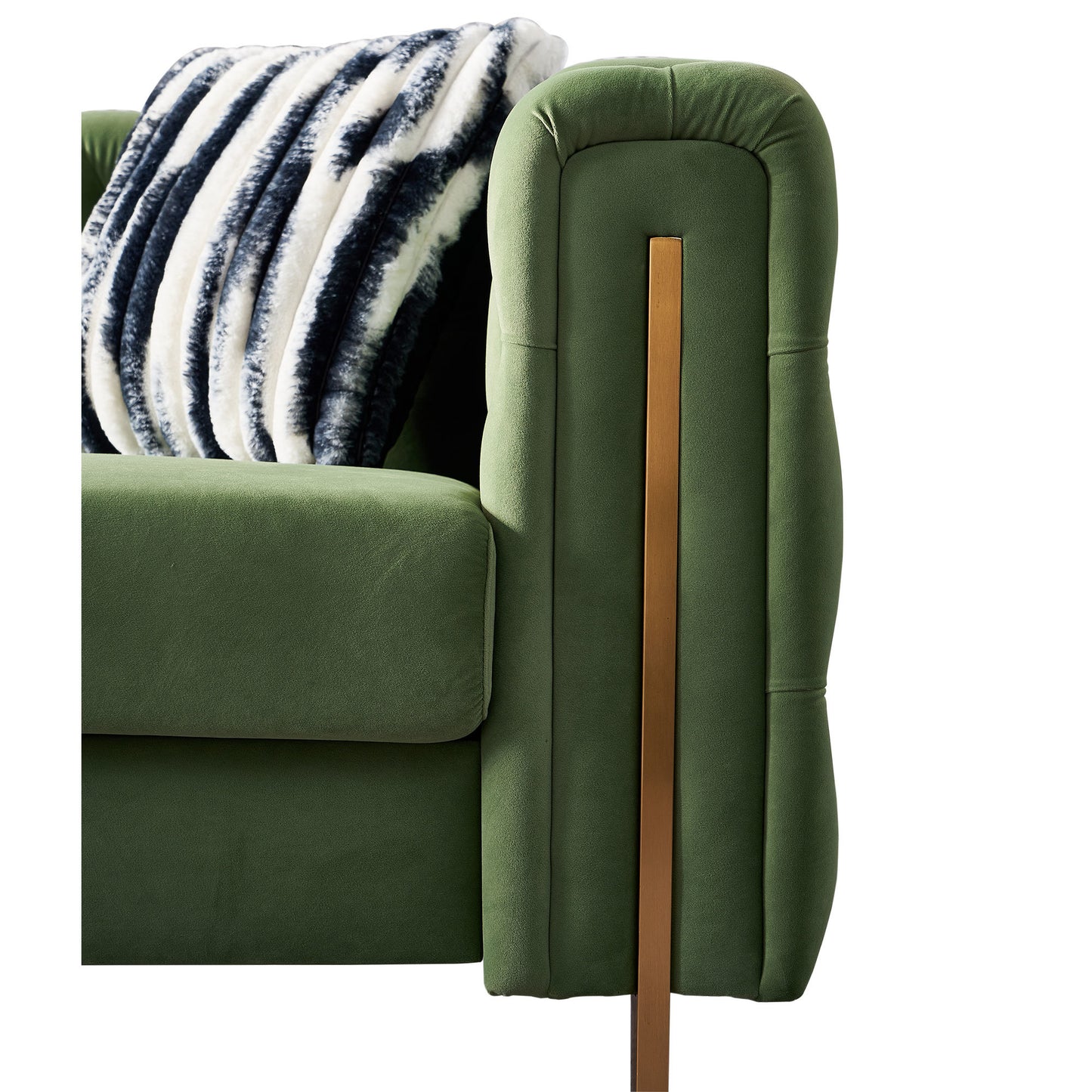 chesterfield modern tufted velvet sofa ,mint green