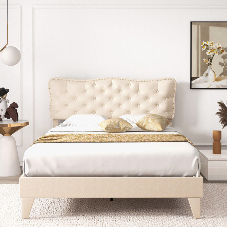 nae tufted upholstered bed