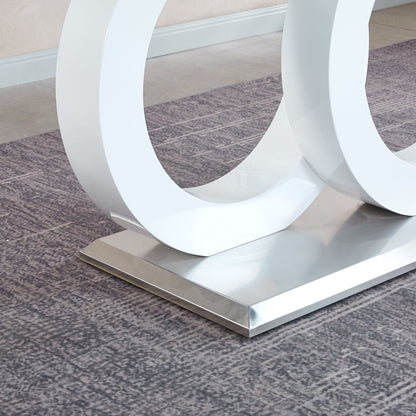 MDF #2 Dining Table - Tempered Glass