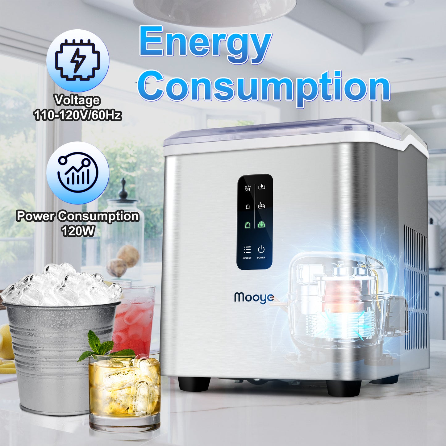 countertop ice maker machine