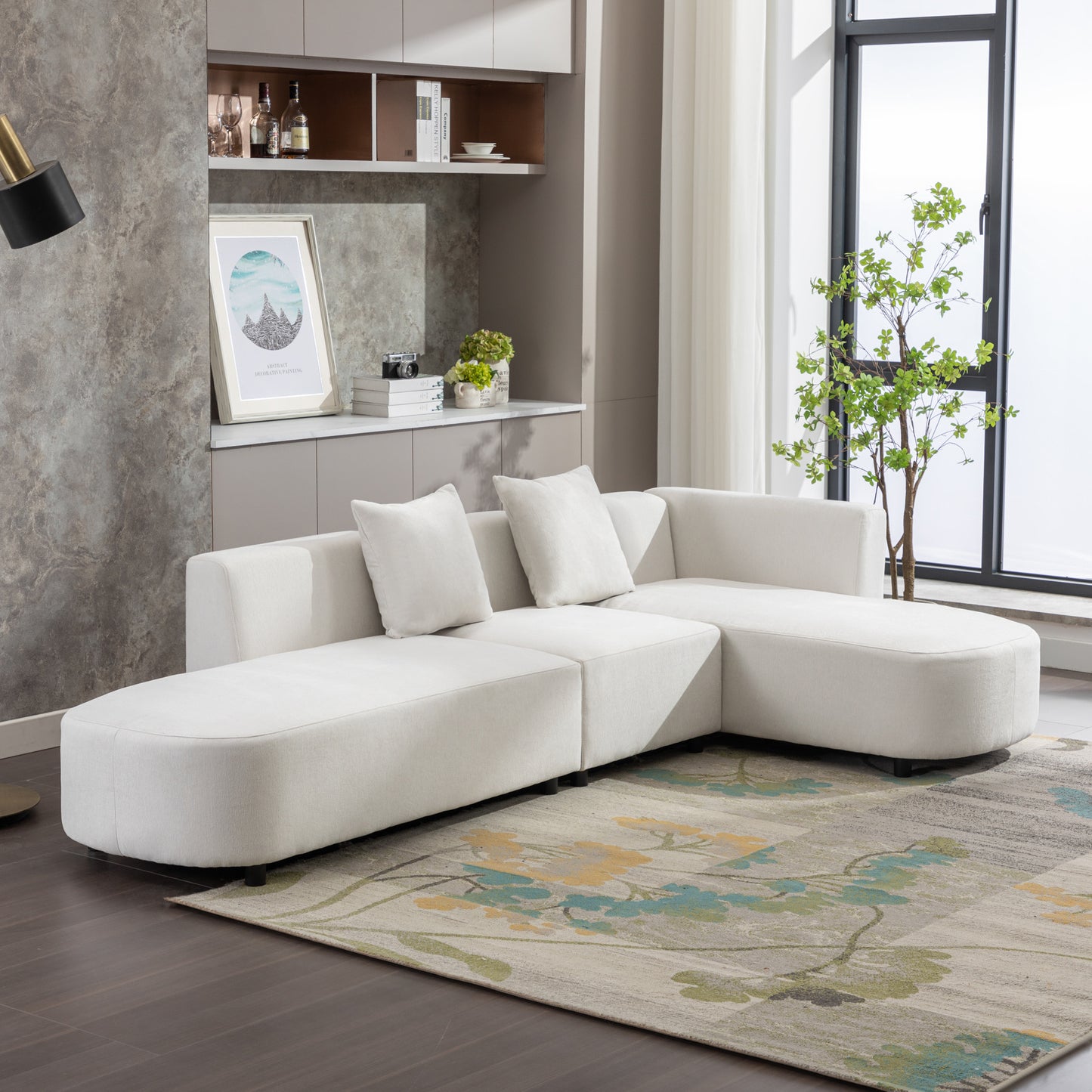 l-shaped luxury sectional sofa