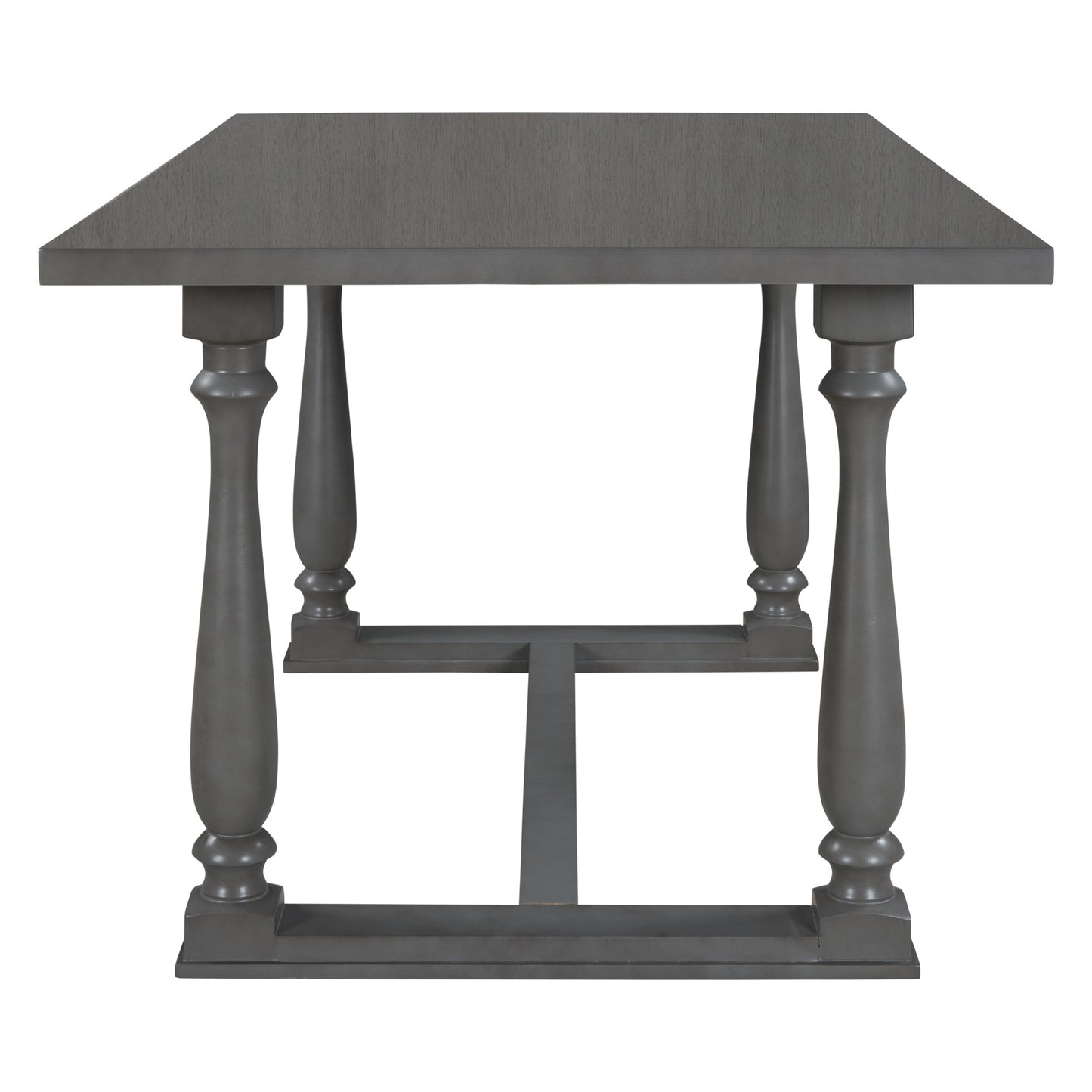 upholstered 6-piece dining table set