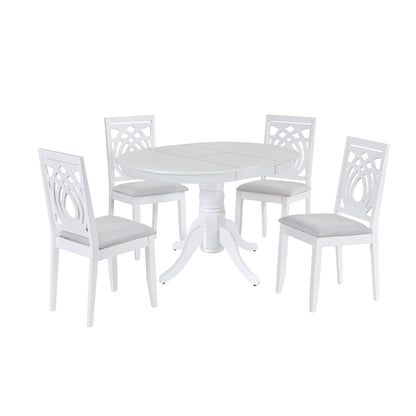 Mid-Century 5-Piece Dining Table Set