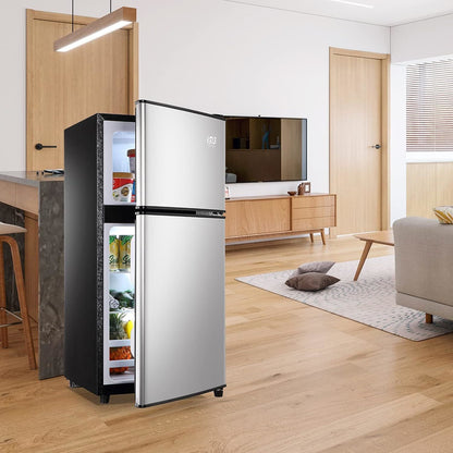 KRIB BLING 3.5Cu.Ft Compact Refrigerator Mini Fridge with Freezer
