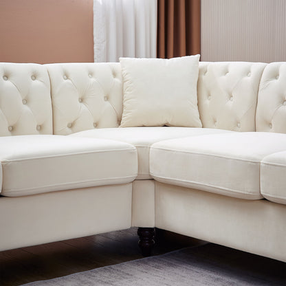 Chesterfield L-Shaped Sectional