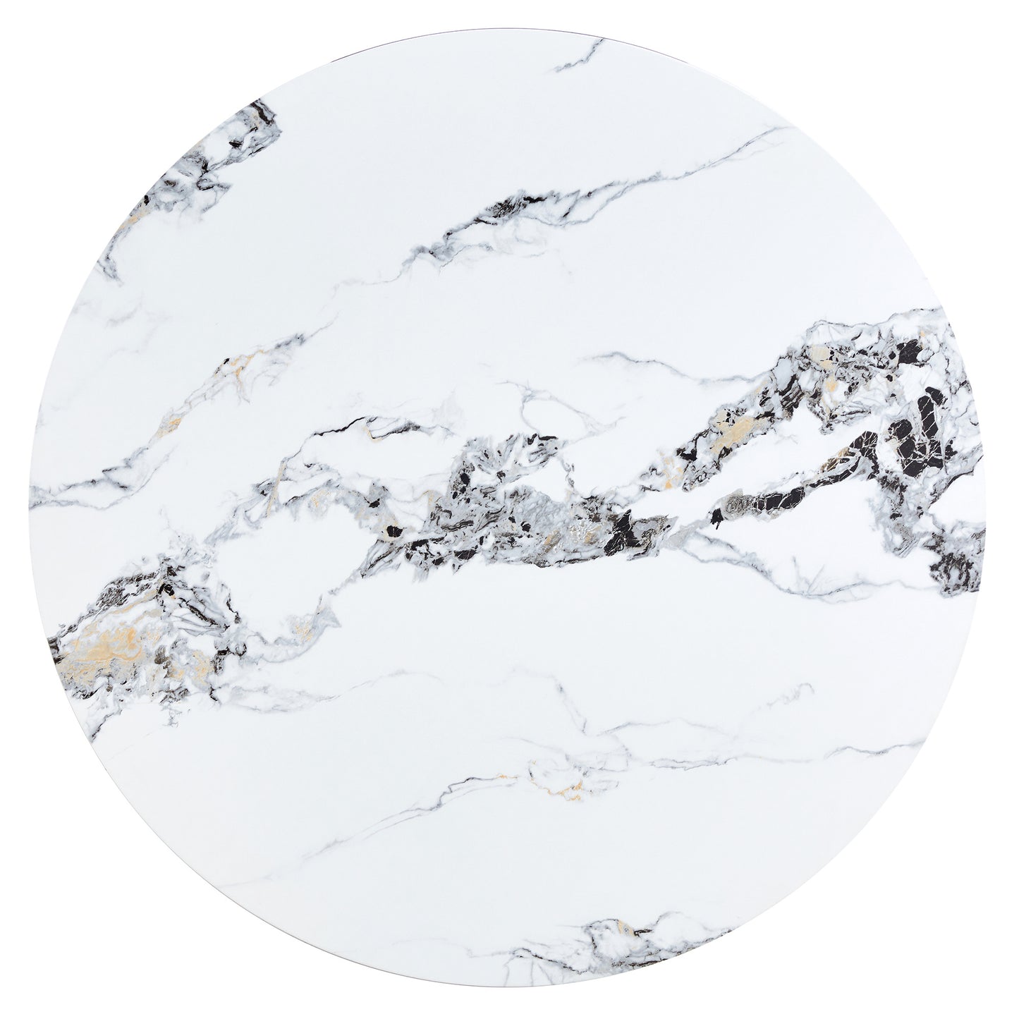 faux marble round dining table