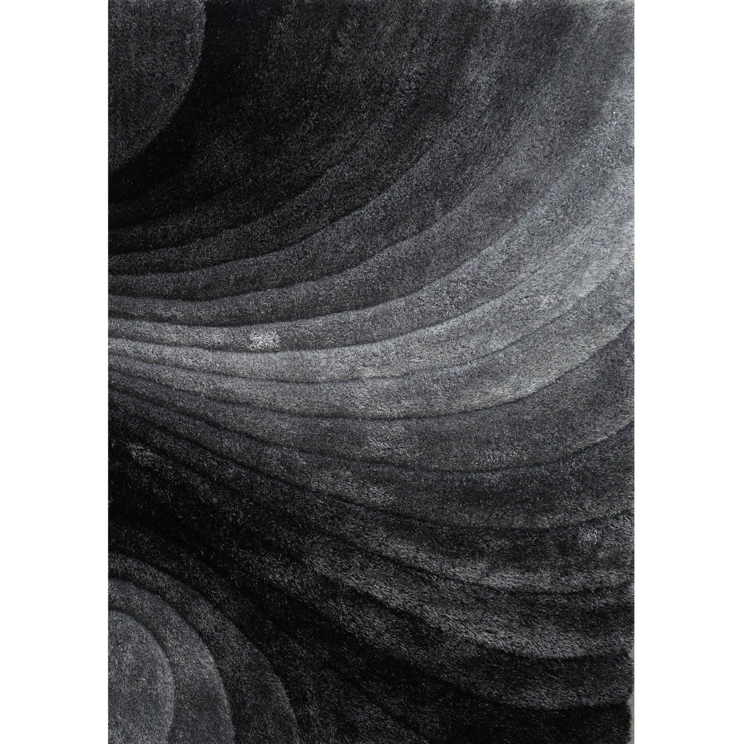 "3d shaggy" hand tufted area rug