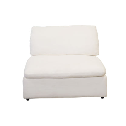 Harper Petite White Sectional - 5 Seat L Shaped