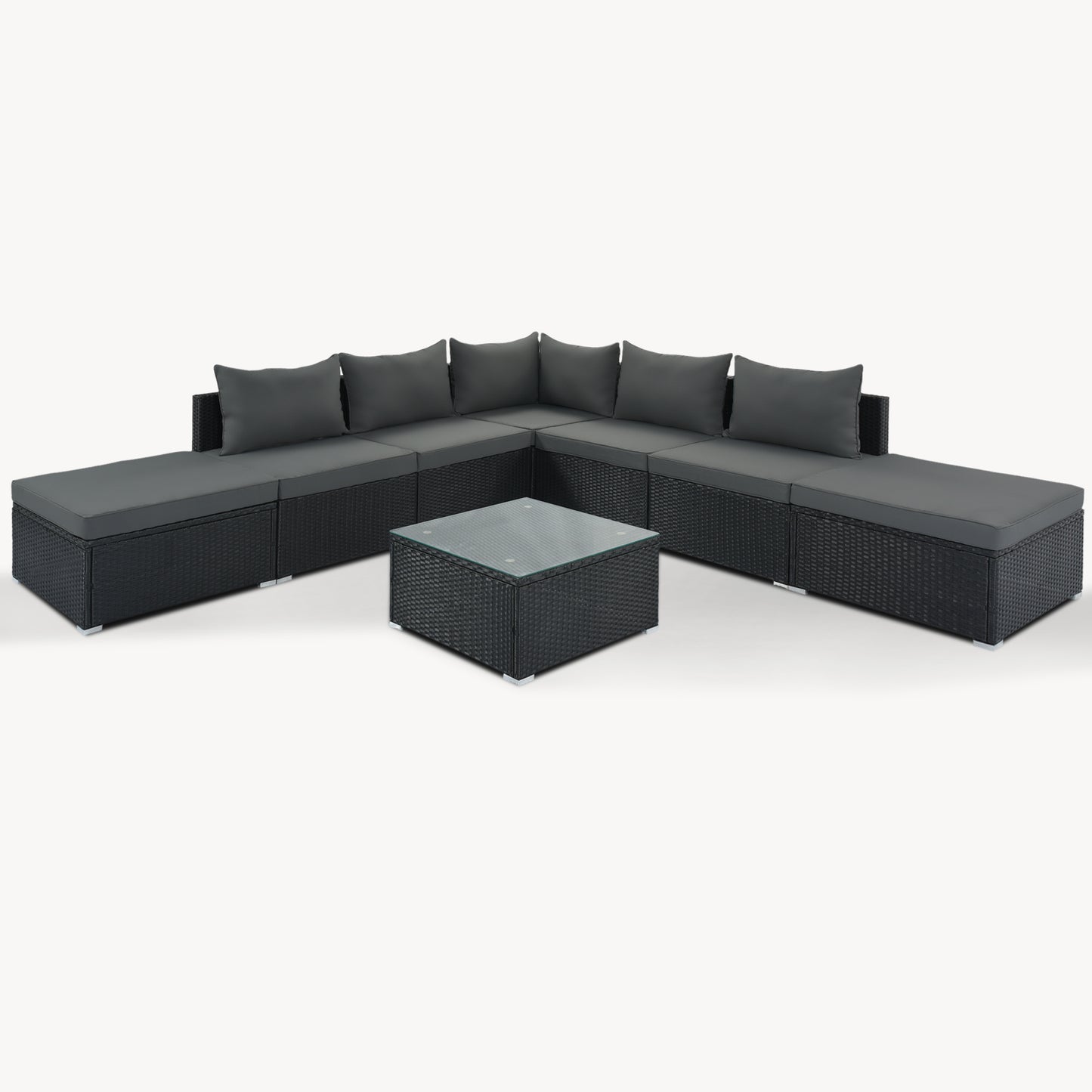 8-pieces outdoor patio furniture sets