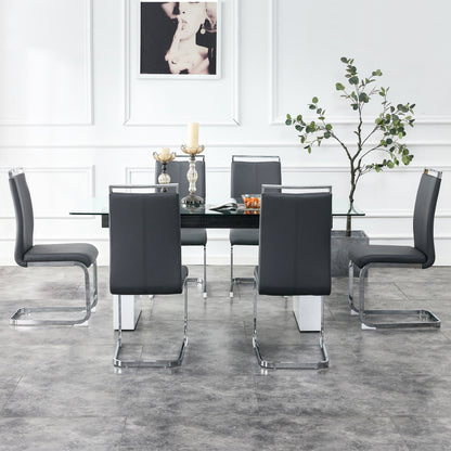 Danny Rectangular Glass Table