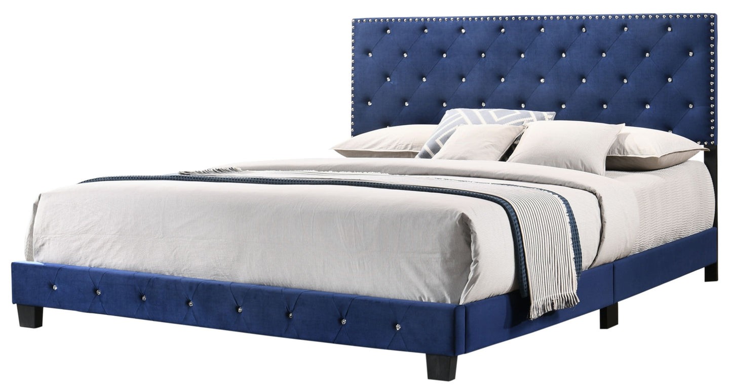 emily tufted king bed