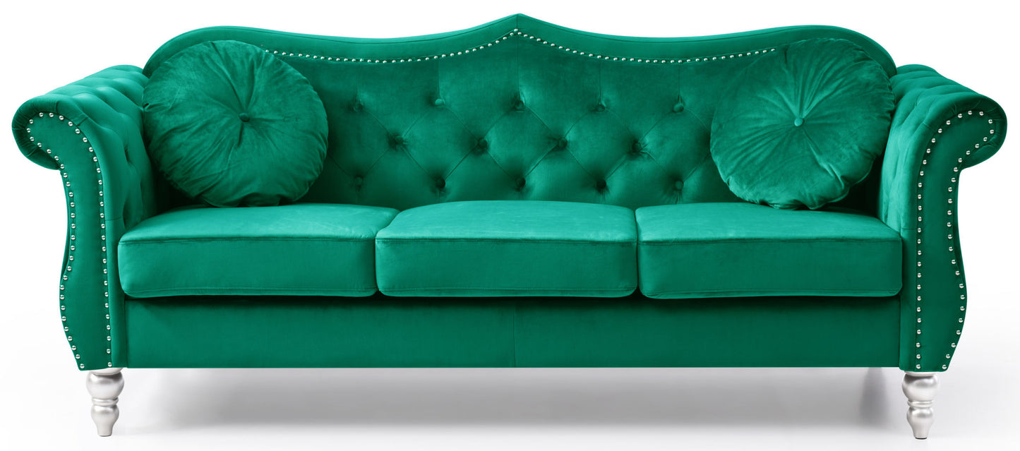 hollywood sofa , green