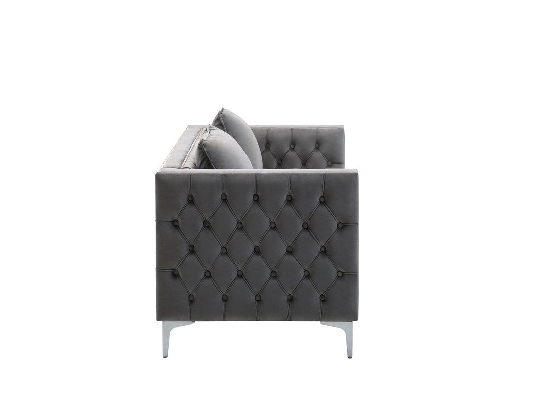lorreto velvet sofa set
