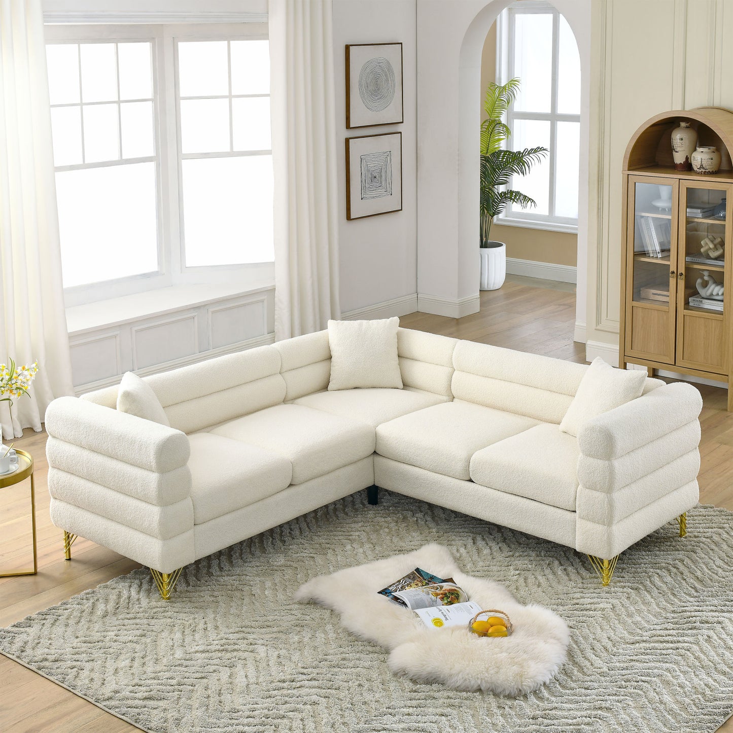 l-shaped sectional couch, 5-seater corner sofa