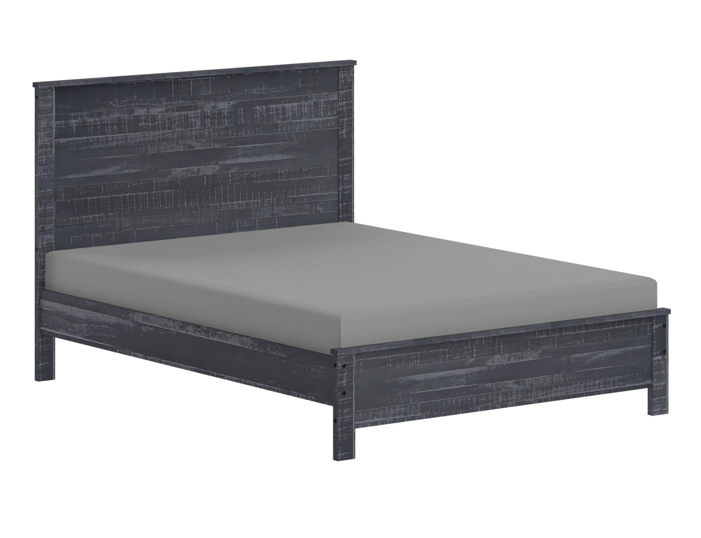 albany 3 piece twin bed set, gray