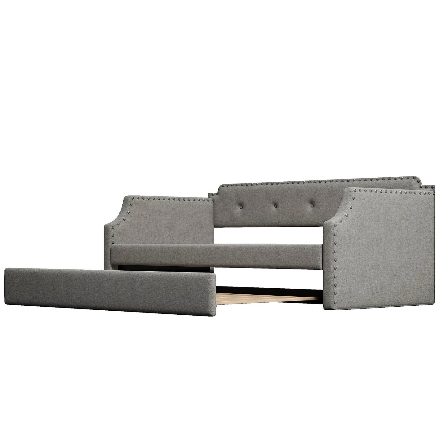 emily upholstered daybed with trundle