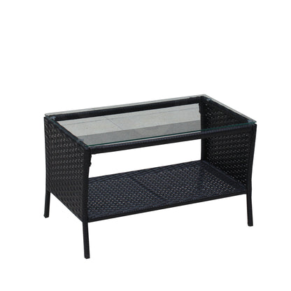 4 PC Rattan Patio Set