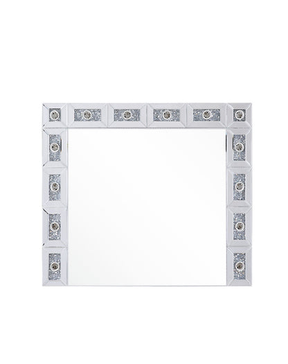 ACME Noralie Wall Decor, Mirrored & Faux Diamonds