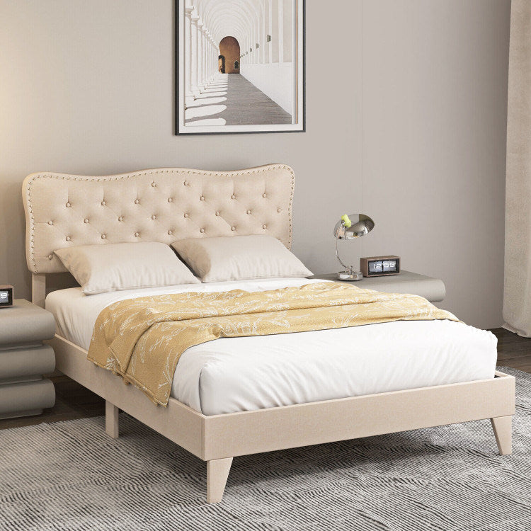 nae tufted upholstered bed