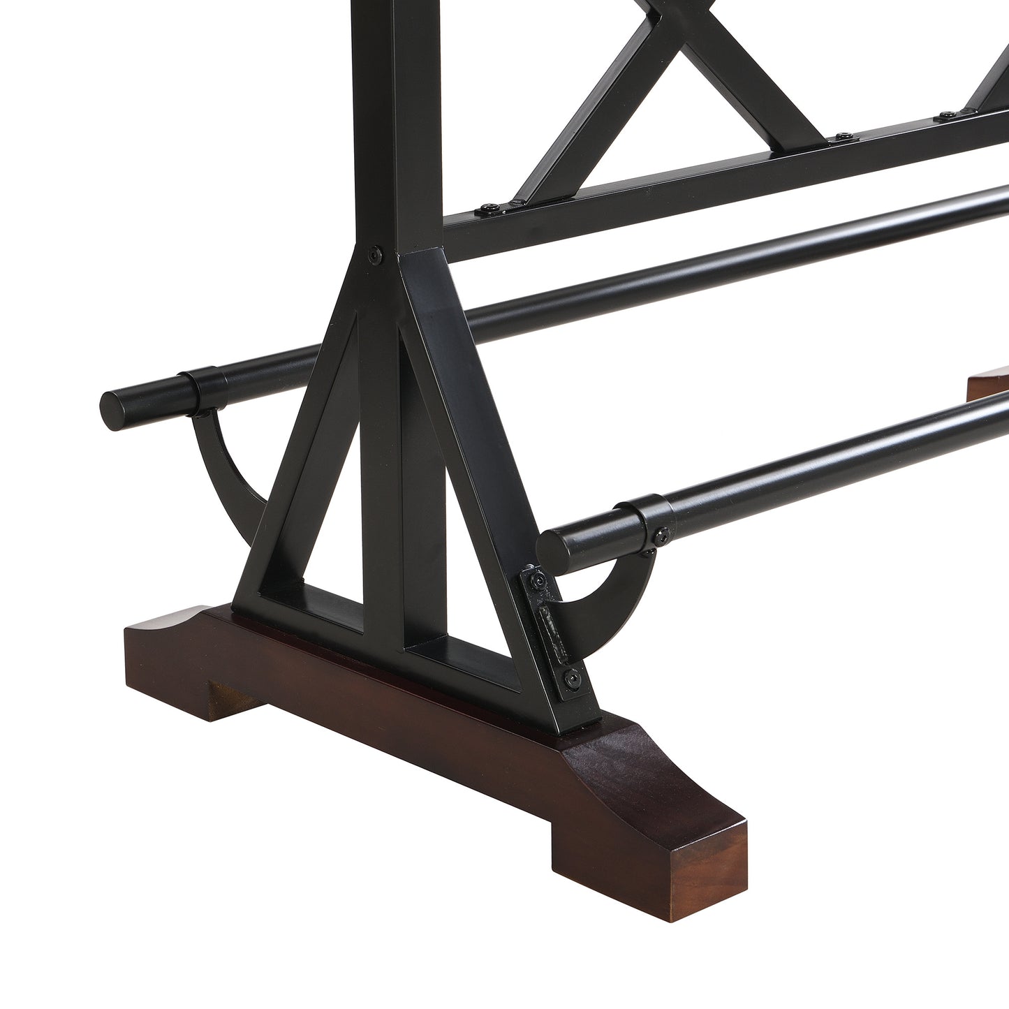 5-piece dining table set, 59" wooden