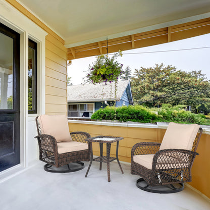 3 Pieces Patio Furniture Set