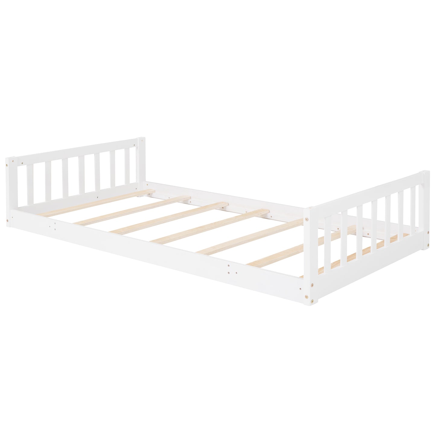 twin-over-twin-over-twin triple bed with built-in ladder and slide