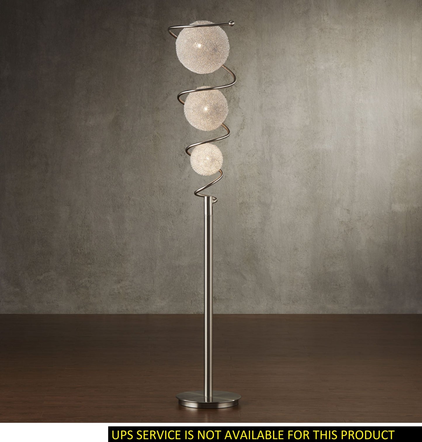 luxurious 3 wire-wrapped balls lamp