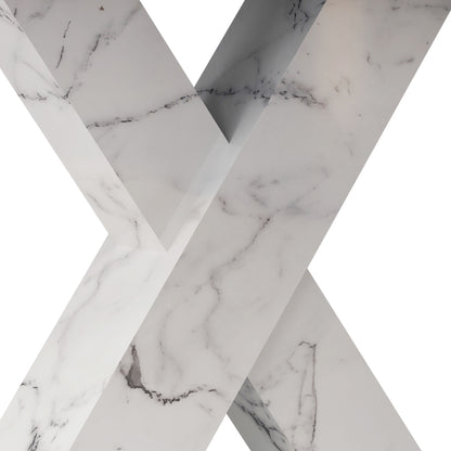 Lux Extendable Marble Square Dining Table