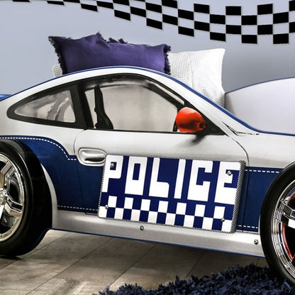 Police Car Twin Bed, Blue