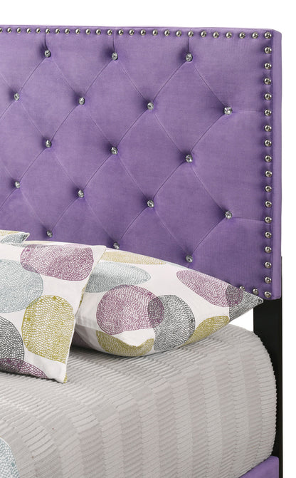 Suffolk Twin Bed , PURPLE