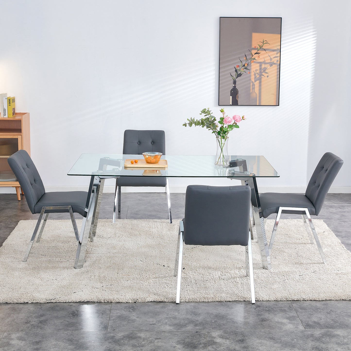 dining tablet set- black