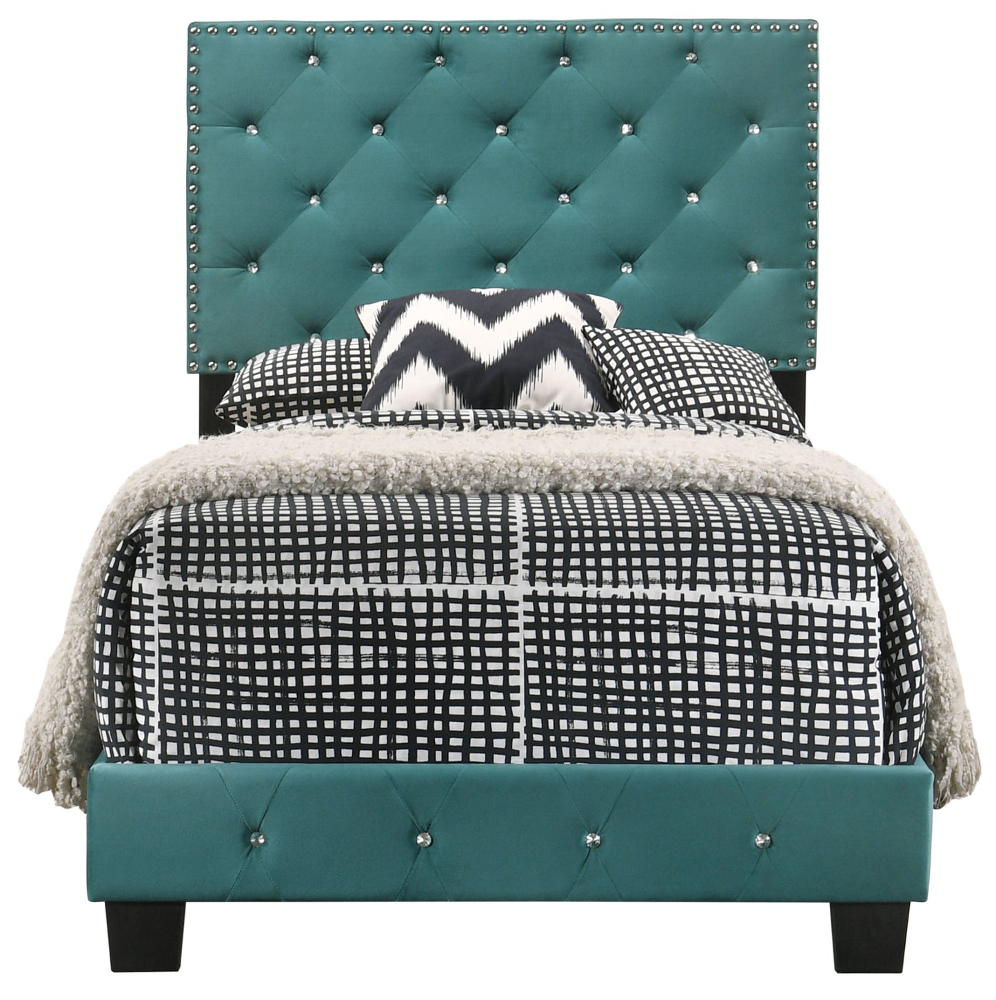 suffolk twin bed , green