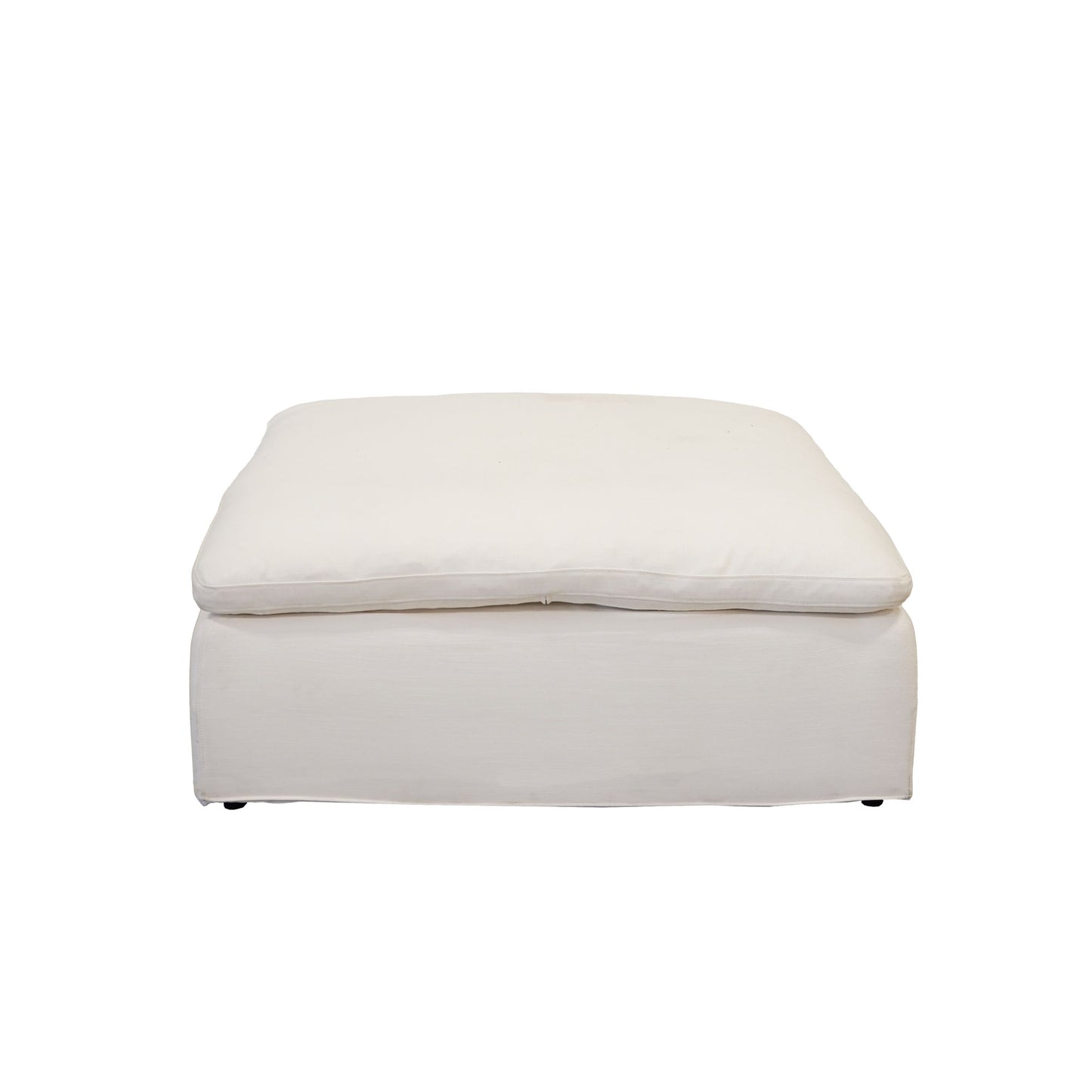 harper petite white sectional - 5 seat l shaped