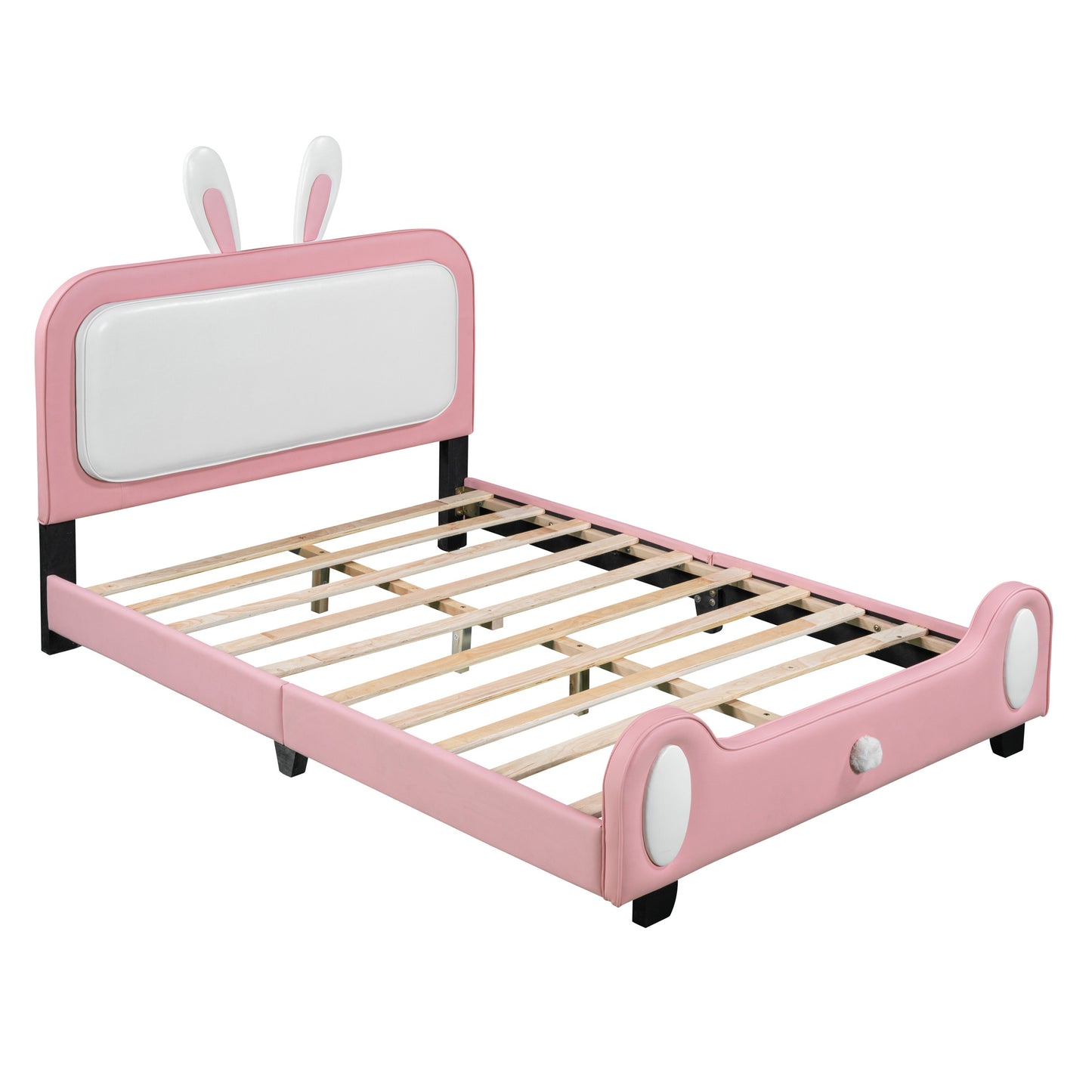 upholstered rabbit-shape princess bed