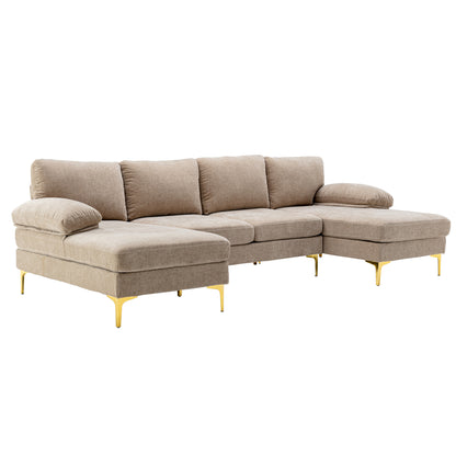 Coolmore Sectional Sofa, Camel
