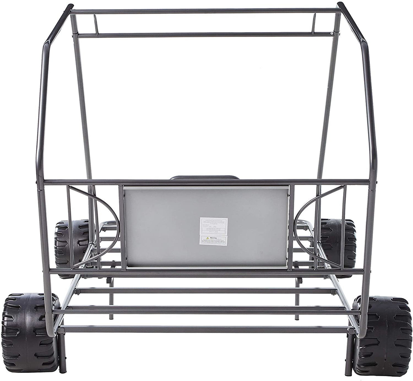 acme xander twin bed in gunmetal go kart
