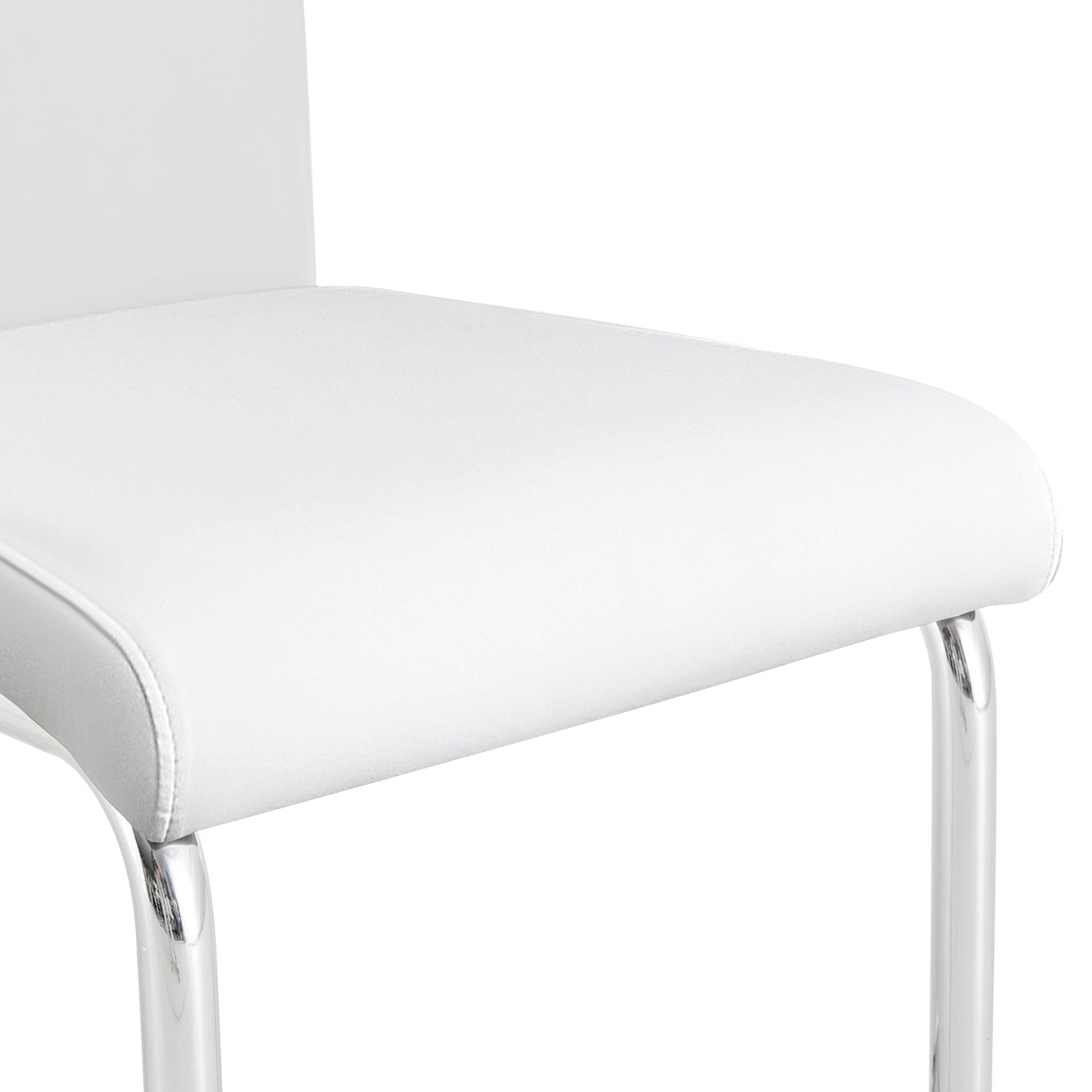 modern dining chairs set of 4, white