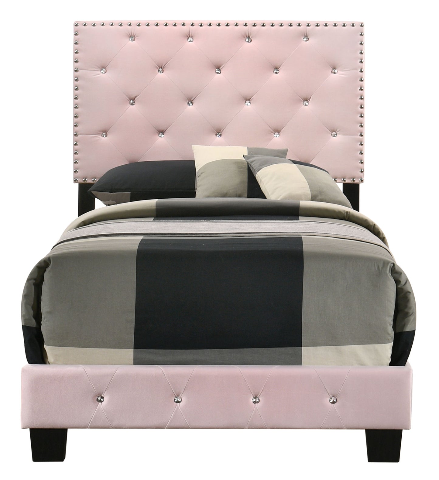 suffolk twin bed , pink