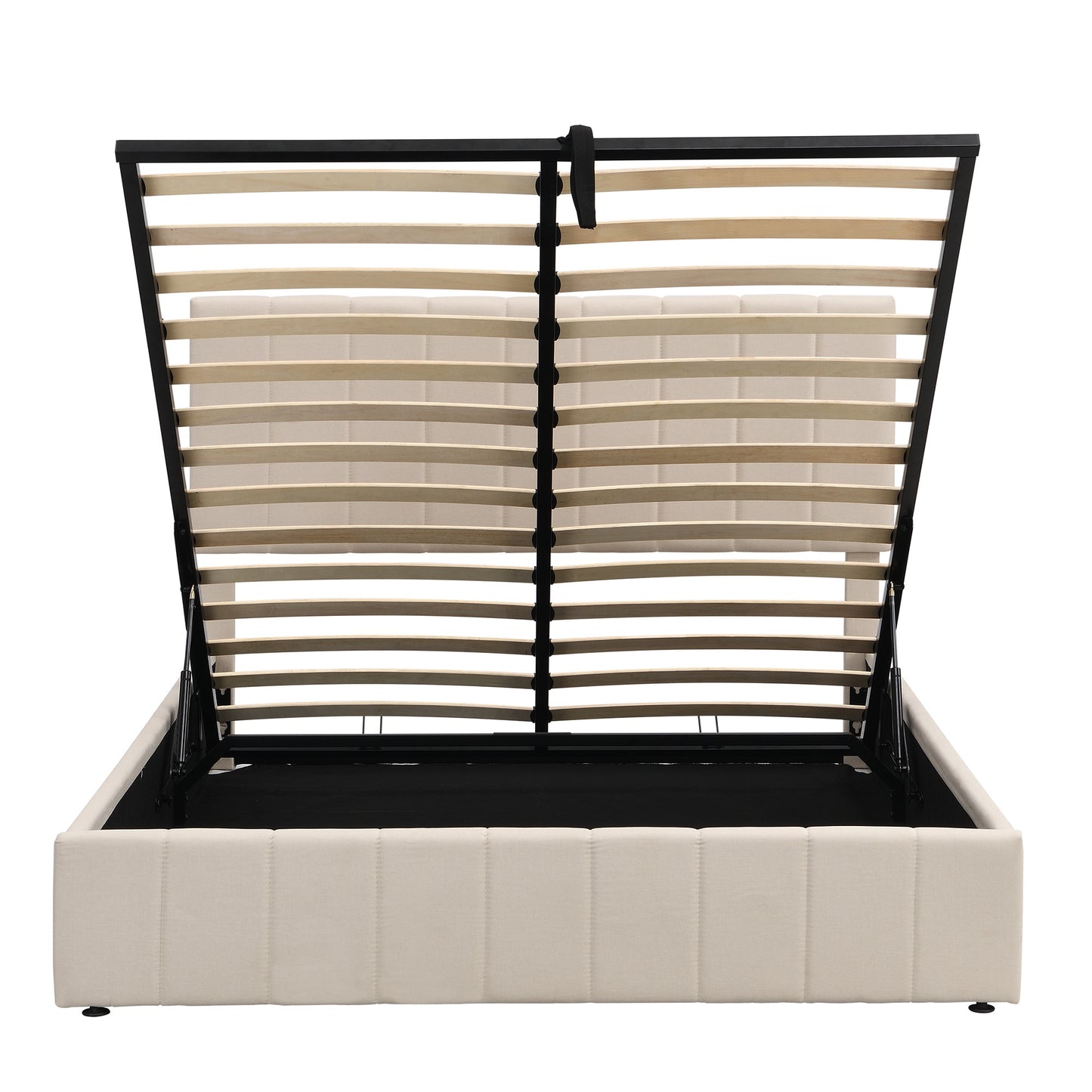 queen size upholstered platform bed with a hydraulic storage system - gray queen size upholstered platform bed with a hydraulic storage system - gray queen size upholstered platform bed with a hydrau