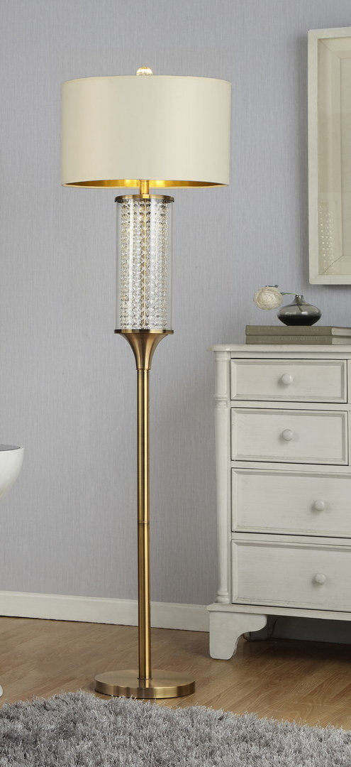 62.25-inch pluviam crystal floor lamp