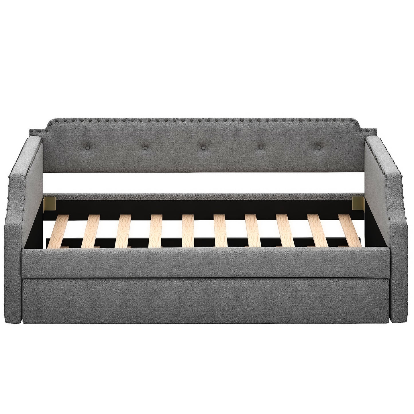emily upholstered daybed with trundle