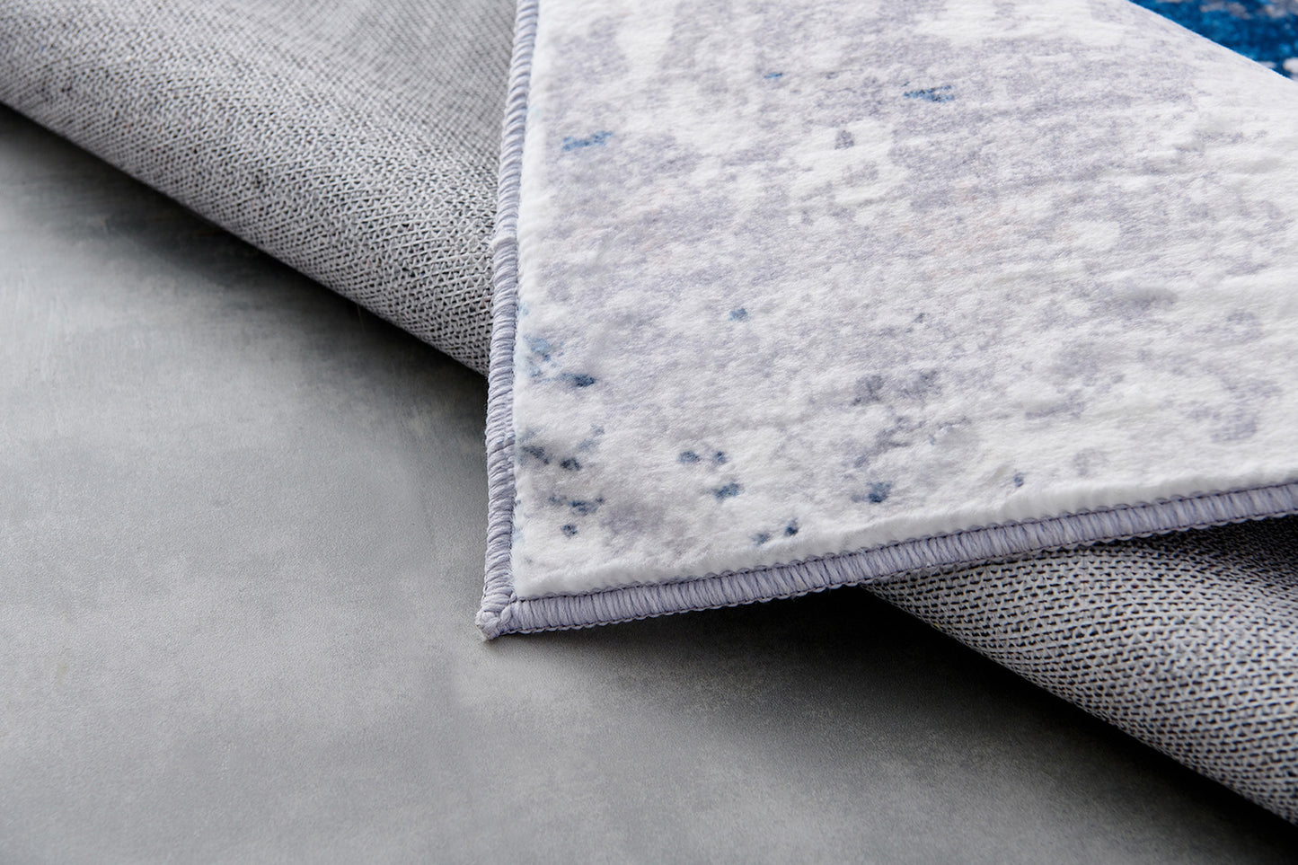 zara collection abstract design gray turquoise machine washable super soft area rug