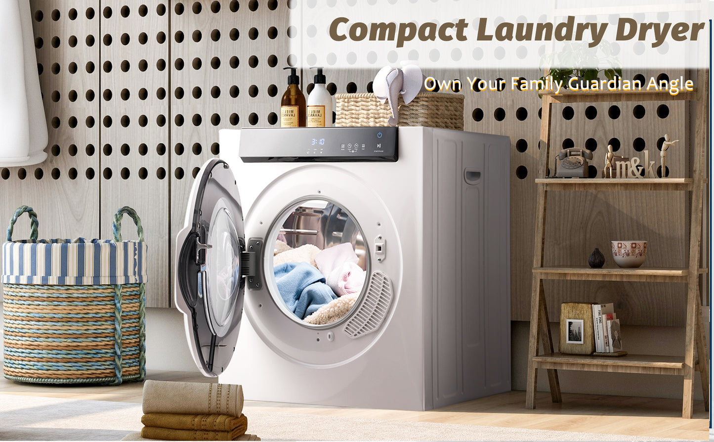 touch screen electric portable clothes dryer