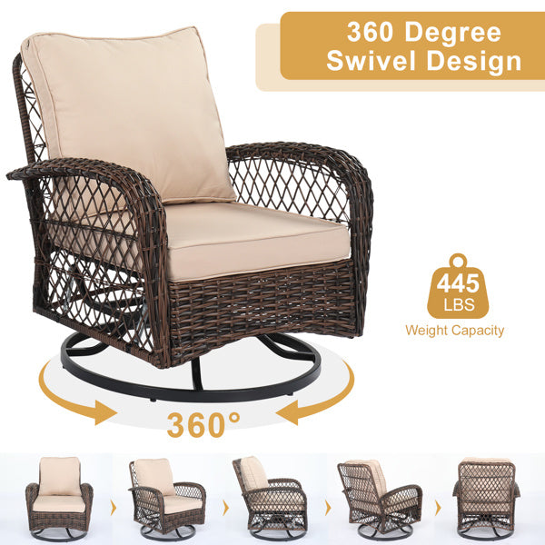 3 pieces patio furniture set
