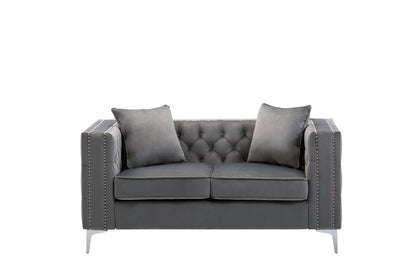 Lorreto Velvet Sofa Set