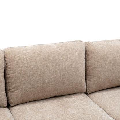 Coolmore Sectional Sofa, Camel