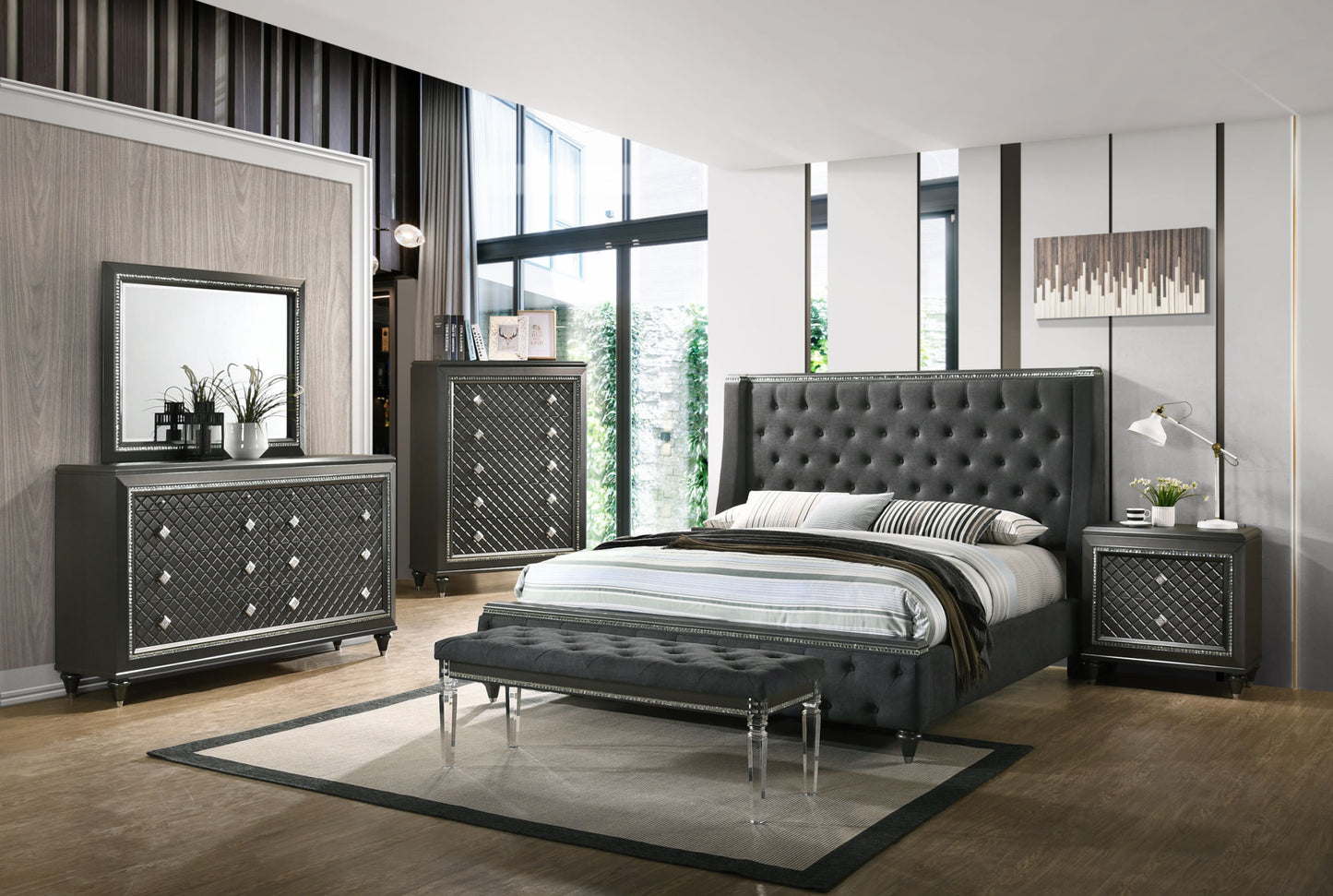 giovani - dresser - gray